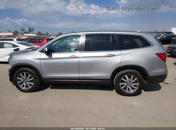 5FNYF5H32KB025838 2019 HONDA PILOT Silver 