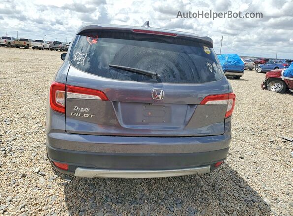 5FNYF5H32KB038461 2019 HONDA PILOT Gray Вид ззаду