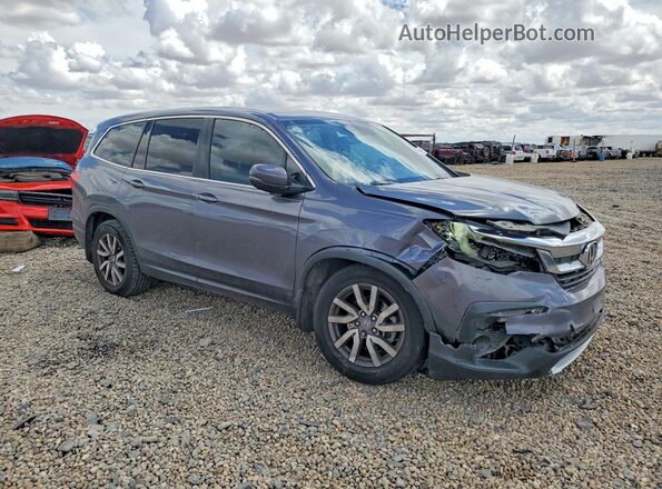 5FNYF5H32KB038461 2019 HONDA PILOT Gray Передня права чверть