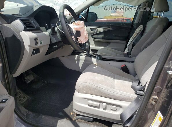 5FNYF5H32KB038461 2019 HONDA PILOT Gray Вид салону спереду
