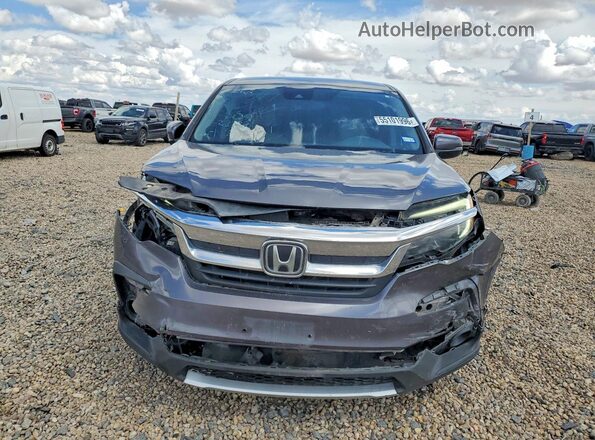 5FNYF5H32KB038461 2019 HONDA PILOT Gray Вид спереду
