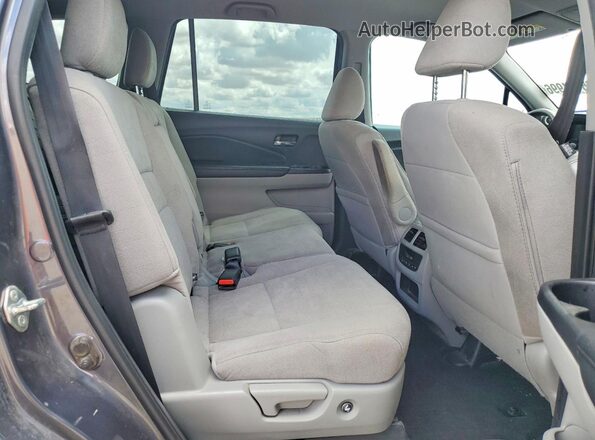 5FNYF5H32KB038461 2019 HONDA PILOT Gray Вид задньої частини салону