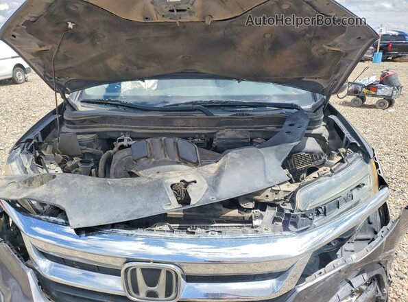 5FNYF5H32KB038461 2019 HONDA PILOT Gray Вид підкапотного простору