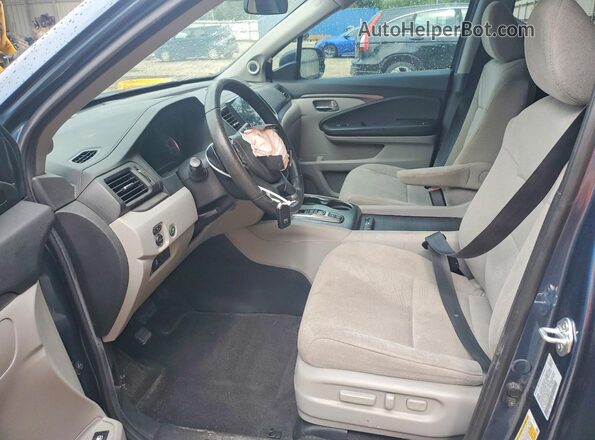 5FNYF5H32MB033537 2021 HONDA PILOT Blue წინა სალონის ხედი