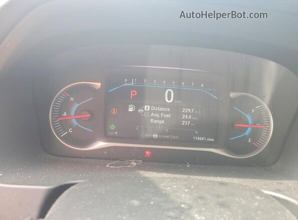 5FNYF5H32MB033537 2021 HONDA PILOT Blue ხელსაწყოთა პანელის ხედი