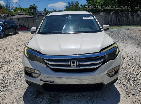 5FNYF5H36JB020026 2018 HONDA PILOT White Widok z przodu