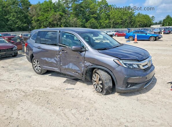 5FNYF5H36MB034514 2021 HONDA PILOT Серый Передняя правая четверть