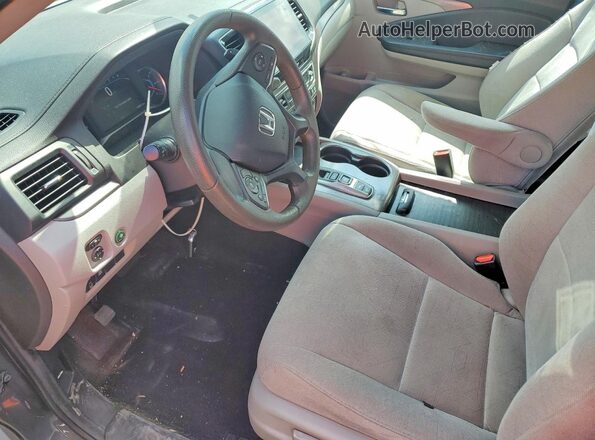 5FNYF5H36MB034514 2021 HONDA PILOT Серый Вид салона спереди
