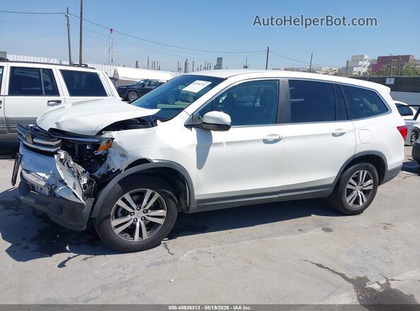 5FNYF5H41JB026664 2018 HONDA PILOT White Սալոնի 360 աստիճան տեսք