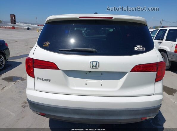 5FNYF5H41JB026664 2018 HONDA PILOT White 