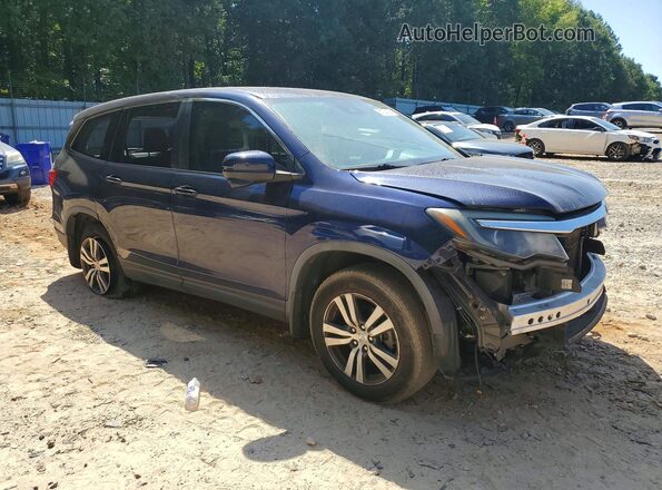 5FNYF5H45JB000360 2018 HONDA PILOT Blue Front right