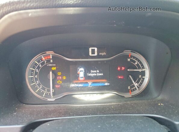 5FNYF5H45JB000360 2018 HONDA PILOT Blue Instrument cluster view