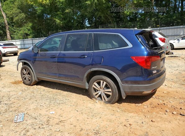 5FNYF5H45JB000360 2018 HONDA PILOT Blue Rear left