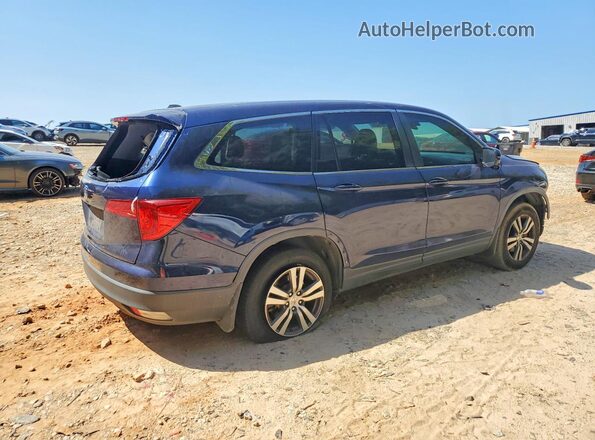 5FNYF5H45JB000360 2018 HONDA PILOT Blue Rear right