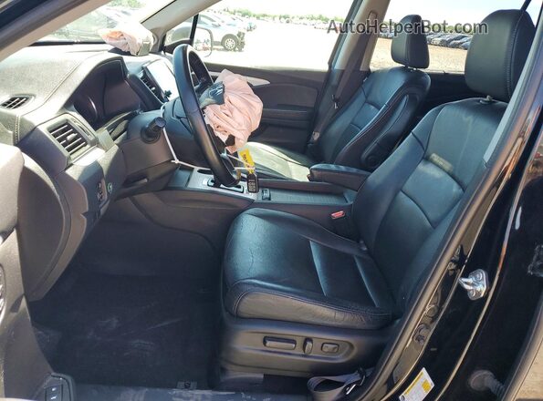 5FNYF5H45KB011490 2019 HONDA PILOT Black Vista interior delantera