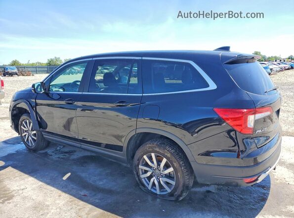 5FNYF5H45KB011490 2019 HONDA PILOT Black Trasero izquierdo