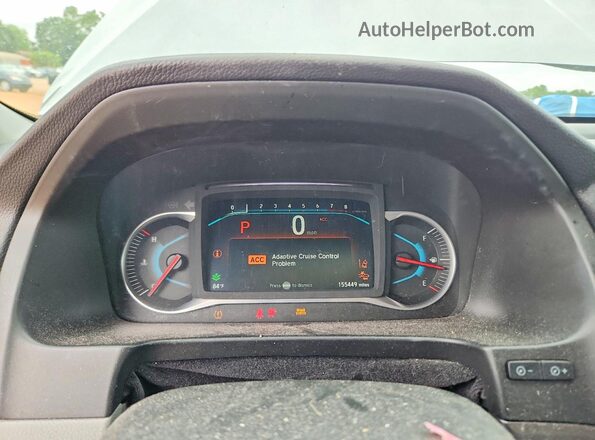 5FNYF5H45LB004721 2020 HONDA PILOT Silver ხელსაწყოთა პანელის ხედი