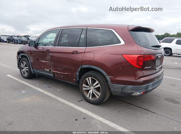 5FNYF5H47JB007472 2018 HONDA PILOT Burgundy უკანა მარცხენა
