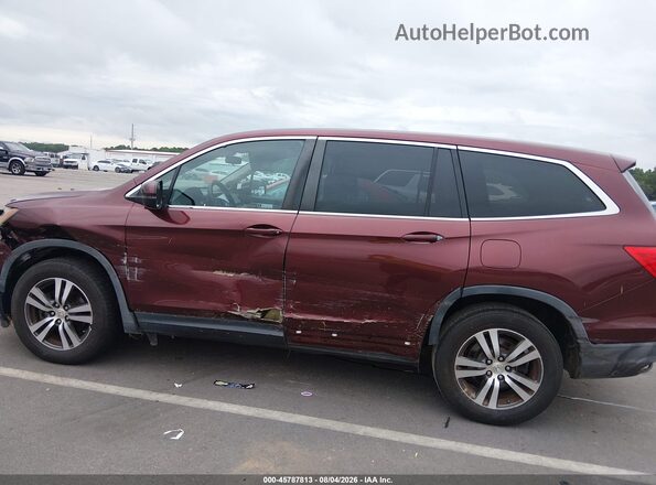 5FNYF5H47JB007472 2018 HONDA PILOT Burgundy სალონის 360-გრადუსიანი ხედი