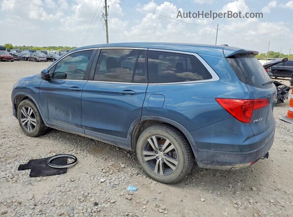 5FNYF5H50JB015101 2018 HONDA PILOT Blue Rear left