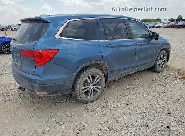 5FNYF5H50JB015101 2018 HONDA PILOT Blue Rear right