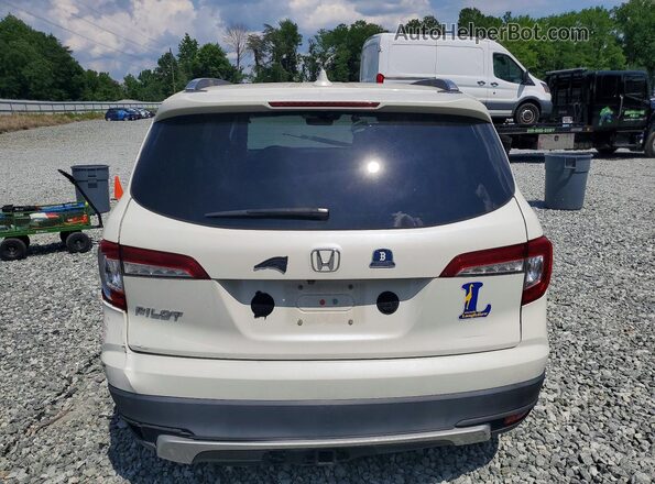 5FNYF5H50KB006626 2019 HONDA PILOT Белый Вид сзади