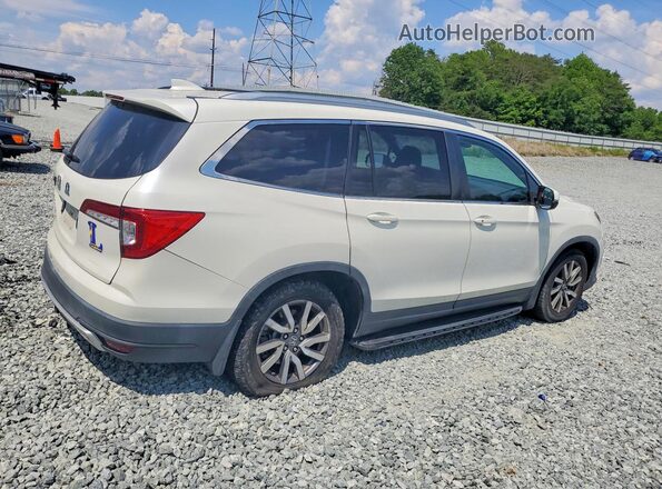 5FNYF5H50KB006626 2019 HONDA PILOT Белый Задняя правая четверть