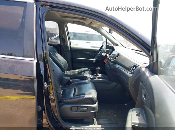 5FNYF5H50KB029050 2019 HONDA PILOT Black Widok wnętrza z przodu