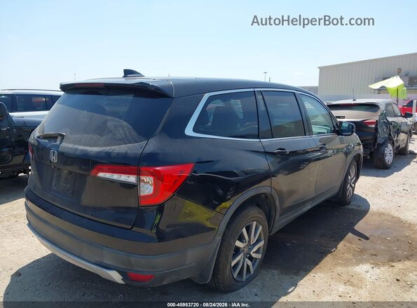 5FNYF5H50KB029050 2019 HONDA PILOT Black Tył prawy
