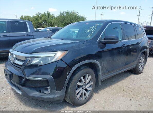 5FNYF5H50KB029050 2019 HONDA PILOT Black Przód lewy