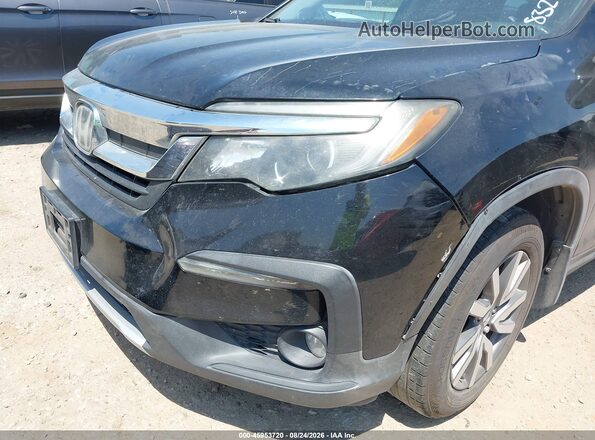 5FNYF5H50KB029050 2019 HONDA PILOT Black Widok z przodu