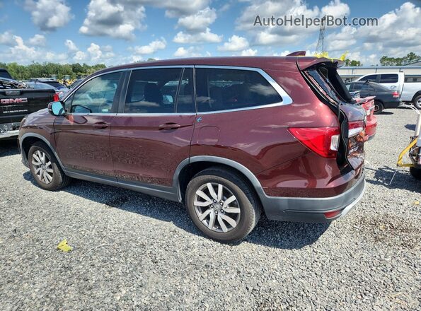 5FNYF5H50LB009172 2020 HONDA PILOT Red უკანა მარცხენა