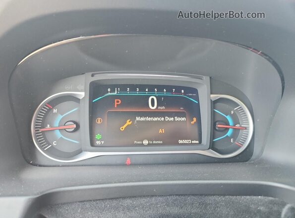 5FNYF5H50LB009172 2020 HONDA PILOT Red ხელსაწყოთა პანელის ხედი