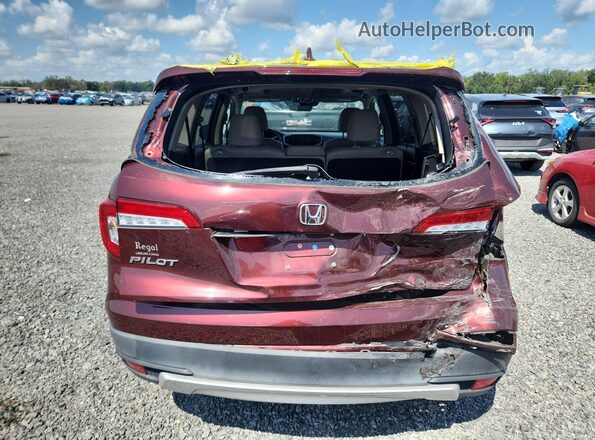 5FNYF5H50LB009172 2020 HONDA PILOT Red უკანა ხედი