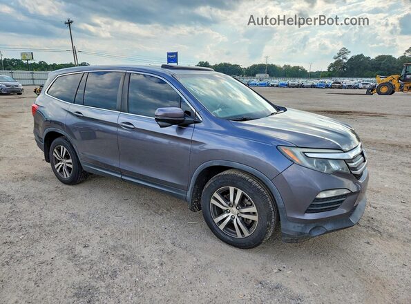 5FNYF5H51HB044293 2017 HONDA PILOT Gray Przód prawy