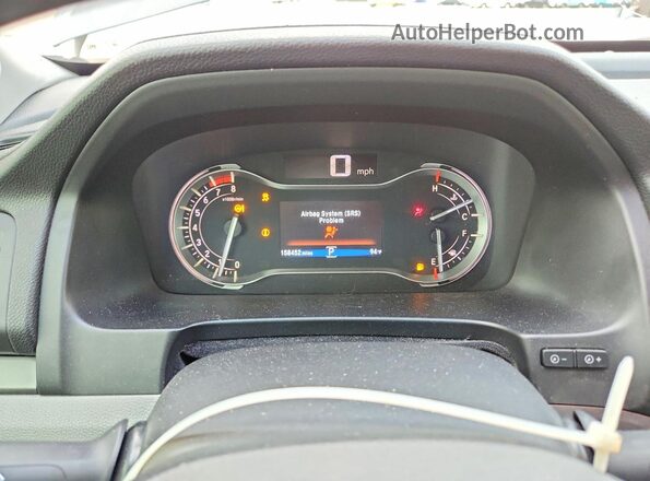 5FNYF5H51HB044293 2017 HONDA PILOT Gray Widok zestawu wskaźników