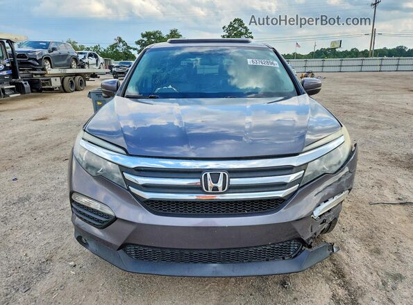 5FNYF5H51HB044293 2017 HONDA PILOT Gray Widok z przodu