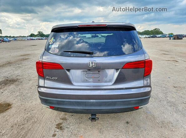 5FNYF5H51HB044293 2017 HONDA PILOT Gray Widok z tyłu