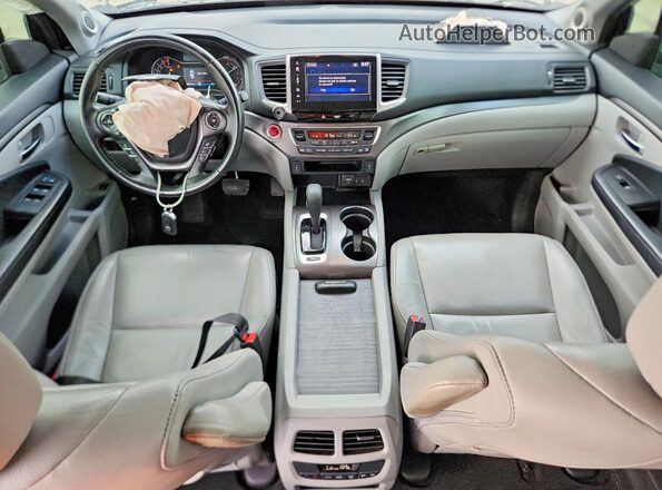 5FNYF5H51HB044293 2017 HONDA PILOT Gray Widok deski rozdzielczej