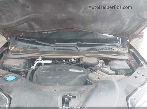 5FNYF5H51JB022168 2018 HONDA PILOT Бордовый Вид сзади
