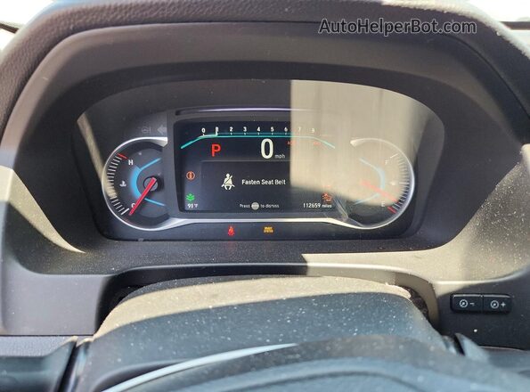 5FNYF5H51KB025928 2019 HONDA PILOT Белый Вид щитка приборов