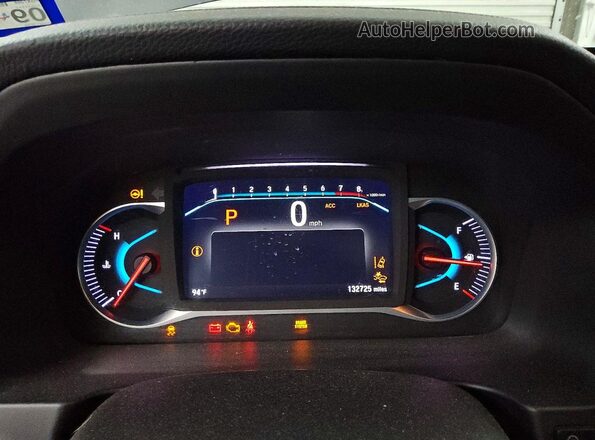 5FNYF5H51LB011027 2020 HONDA PILOT Gray Սարքավորումների վահանակի տեսք