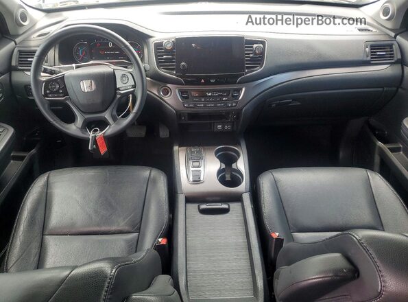 5FNYF5H51MB003253 2021 HONDA PILOT Black წინა პანელის ხედი