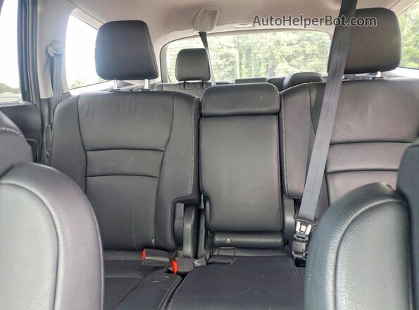 5FNYF5H51MB003253 2021 HONDA PILOT Black უკანა სავარძლების ხედი