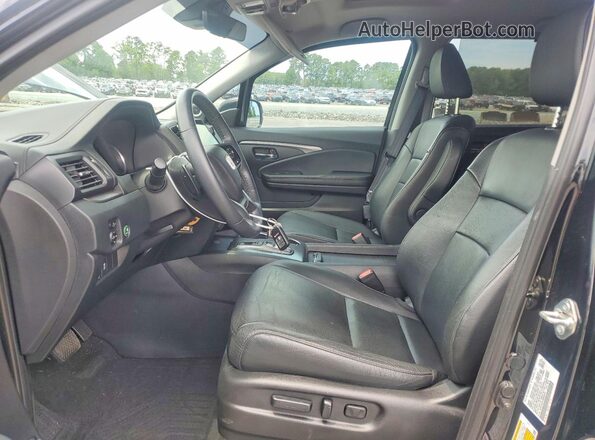 5FNYF5H51MB003253 2021 HONDA PILOT Black წინა სალონის ხედი