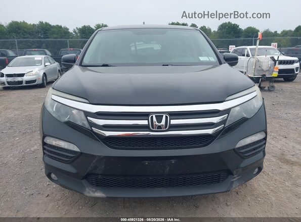 5FNYF5H52HB040334 2017 HONDA PILOT Black უკანა სალონის ხედი