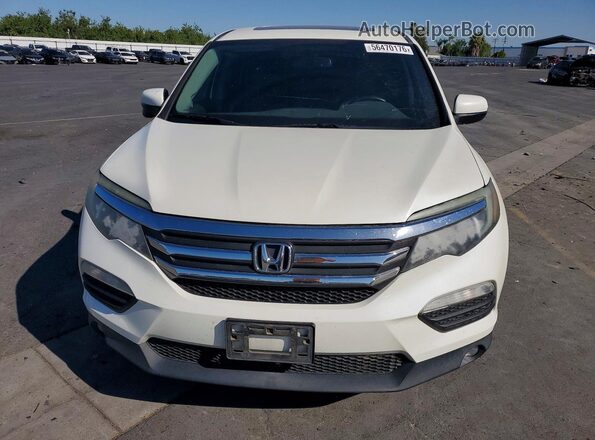 5FNYF5H52JB025662 2018 HONDA PILOT White Widok z przodu