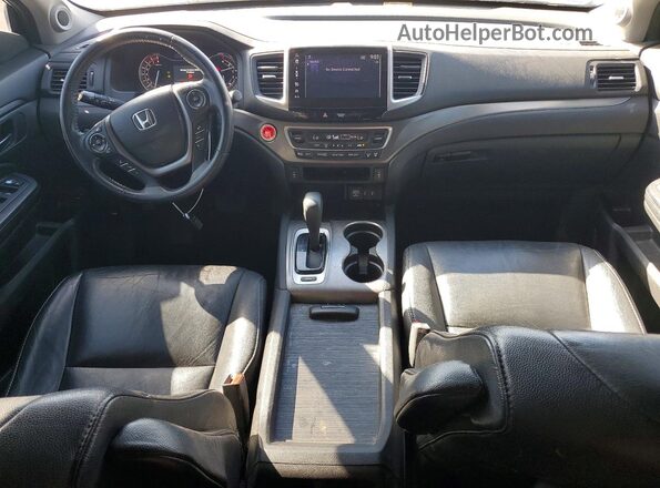 5FNYF5H52JB025662 2018 HONDA PILOT White Widok deski rozdzielczej