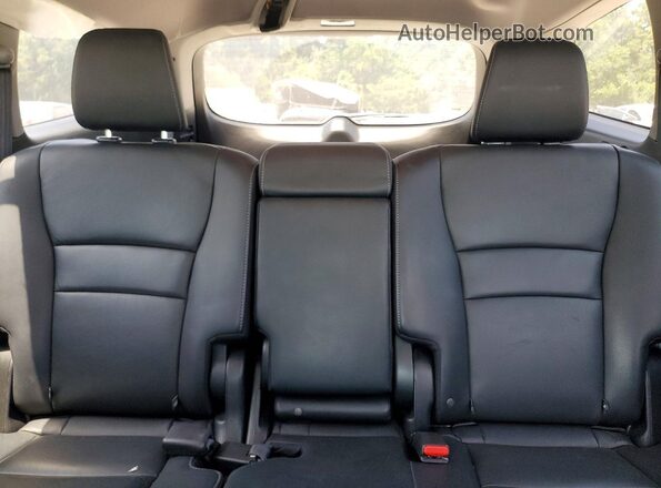 5FNYF5H52KB036050 2019 HONDA PILOT Black Rear seats view
