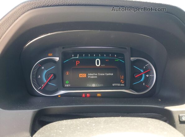 5FNYF5H52KB036050 2019 HONDA PILOT Black Instrument cluster view